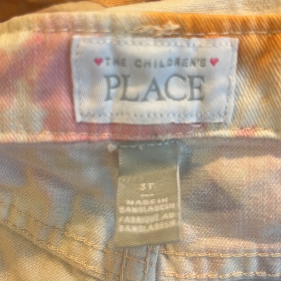 4/$15 the childrens place 3t shorts overalls pink - Picture 5 of 5